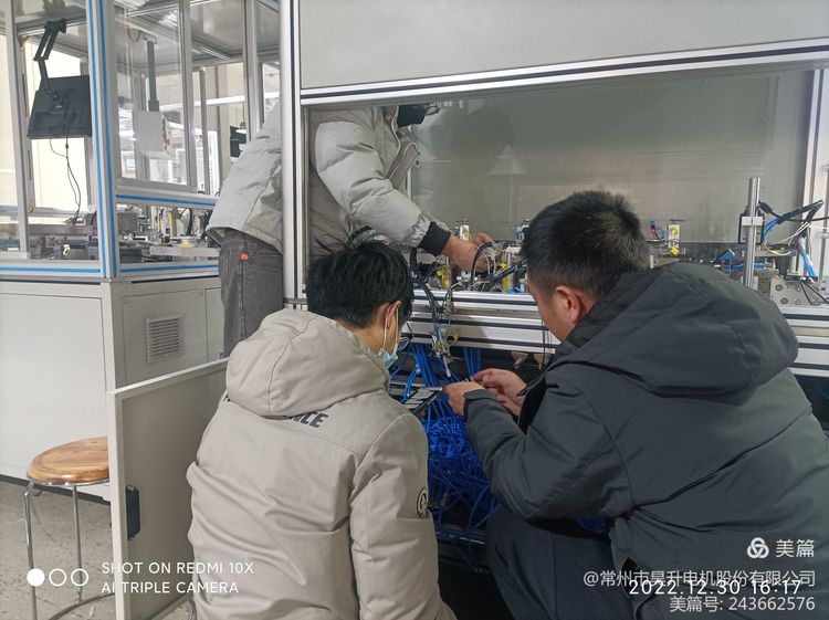 提升产能 加快设备调试02